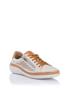 48 Hours Blucher calado - Piel