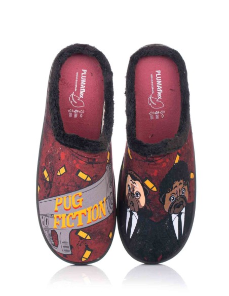 Plumaflex Zapatilla de casa - Pug Fiction