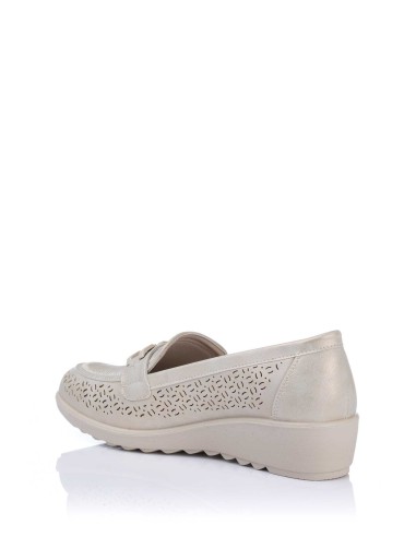Amarpies Mocasín con cuña - Plantilla de memoria