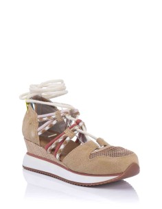 Gioseppo Zapatilla con cuña de piel - Roncai