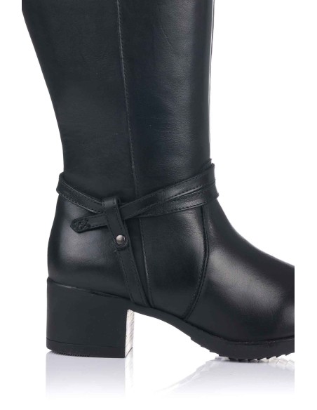 Comprar Bota alta con tacón - Piel | Club del Zapato