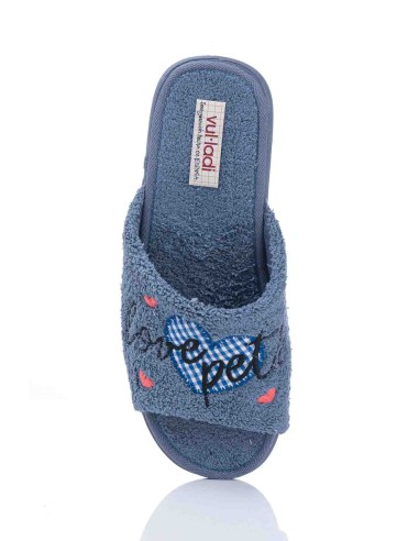 Zapatilla de casa descalza - Toalla