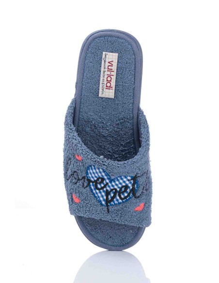 Zapatilla de casa descalza - Toalla
