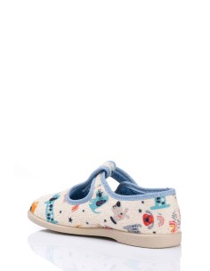 Vul ladi Zapatilla de casa con velcro - Toalla 2