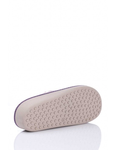 Zapatilla de casa descalza - Lunares