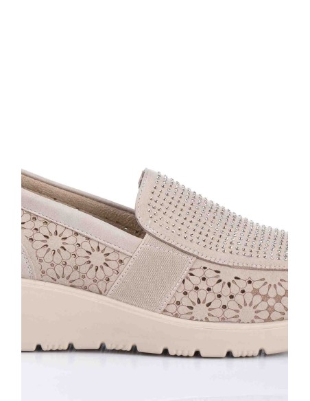 Mocasín con cuña - Brillantes