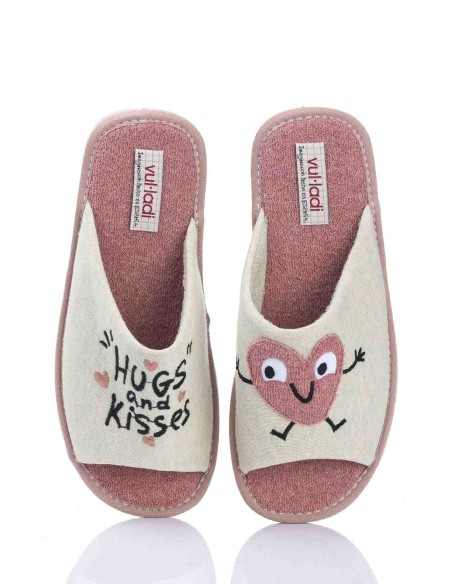 Garzón Zapatilla de casa - Corazón