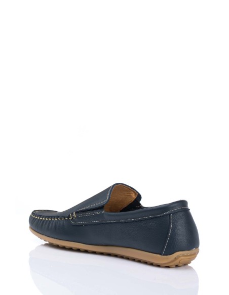 Mocasín de piel