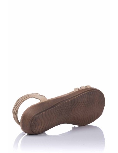 Sandalia con botón - Confort