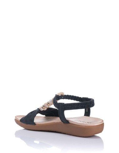 Sandalia con botón - Confort