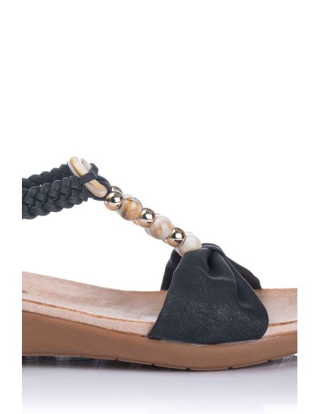 Sandalia con botón - Confort