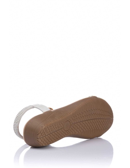 Sandalia con botón - Confort