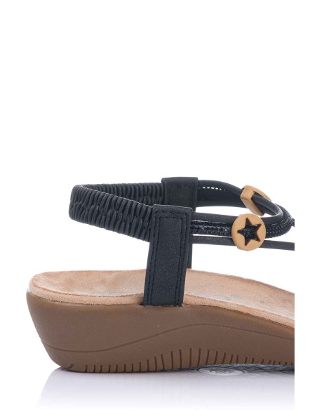 Amarpies Sandalia con botón - Confort