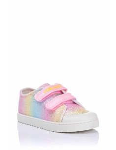 Pablosky Zapatilla en lona con glitter - Barefoot