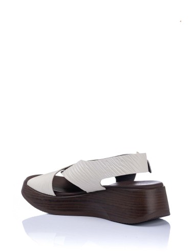 Sandalia con Plataforma - Piel