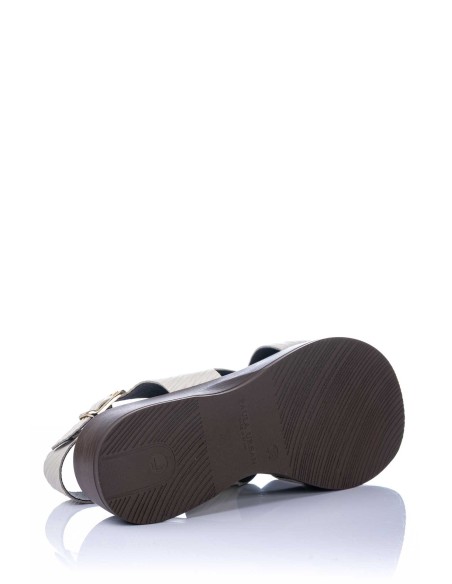 Sandalia con Plataforma - Piel
