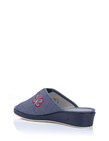 Zapatilla de casa con cuña - Mariposas | Garzón | Club del Zapato