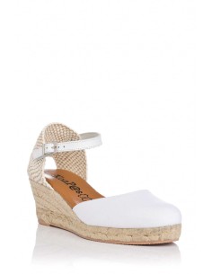 Konp@s Sandalia con cuña - Esparto
