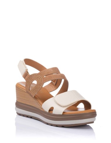 Hispa Flex Sandalia con cuña - Velcro