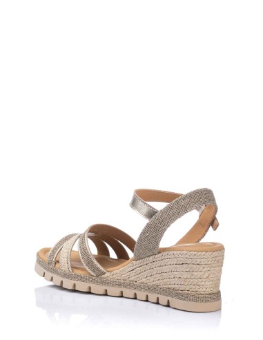 Sandalia con cuña - Piel | Paseart | Club del Zapato
