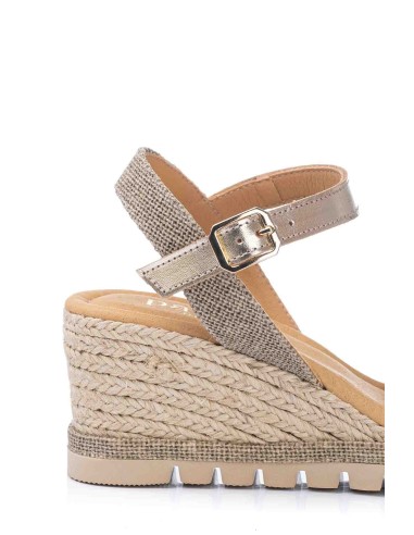 Sandalia con cuña - Piel | Paseart | Club del Zapato