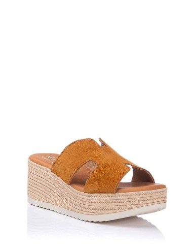 Oh my sandals Sandalia con cuña - Piel