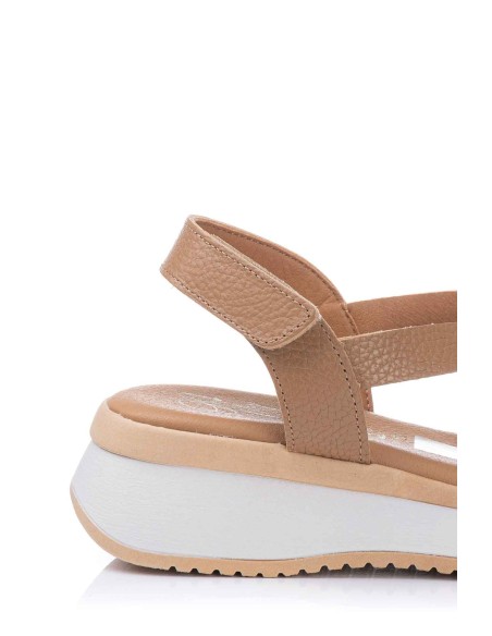 Sandalia de tiras en piel | Oh! my sandals | Club del Zapato