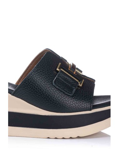 Sandalia con cuña - Piel | Oh! my sandals | Club del Zapato