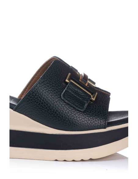 Sandalia con cuña - Piel | Oh! my sandals | Club del Zapato