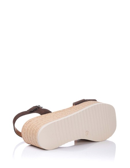 Sandalia de tiras en piel | Oh! my sandals | Club del Zapato