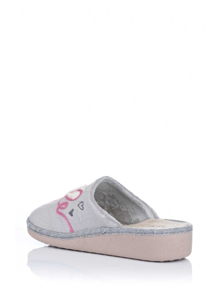 Zapatilla de casa con cuña - "Smile" | Vul-ladi | Club del Zapato