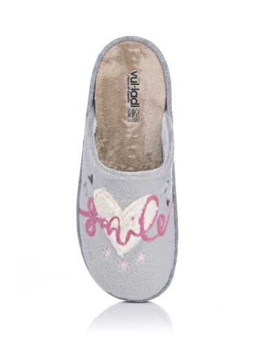 Zapatilla de casa con cuña - "Smile" | Vul-ladi | Club del Zapato