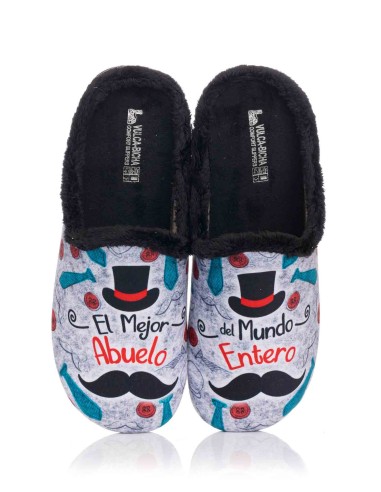 Comprar Zapatilla de casa - "El Mejor abuelo del mundo entero" | Club del Zapato