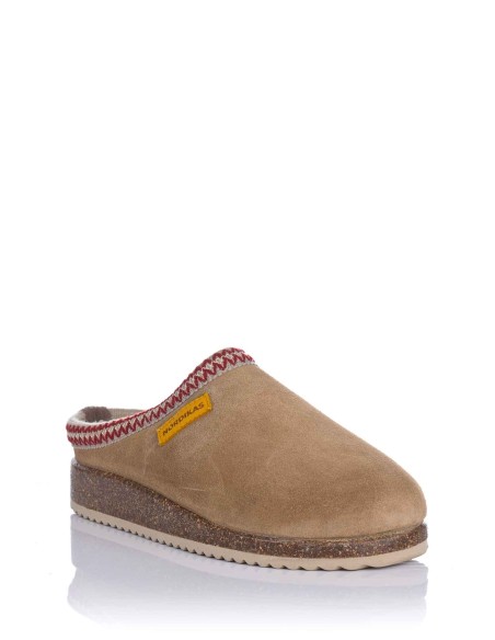 Zapatilla de casa forrada - Piel | Nordikas | Club del Zapato