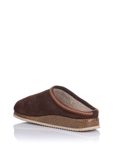 Zapatilla de casa forrada - Piel | Nordikas | Club del Zapato