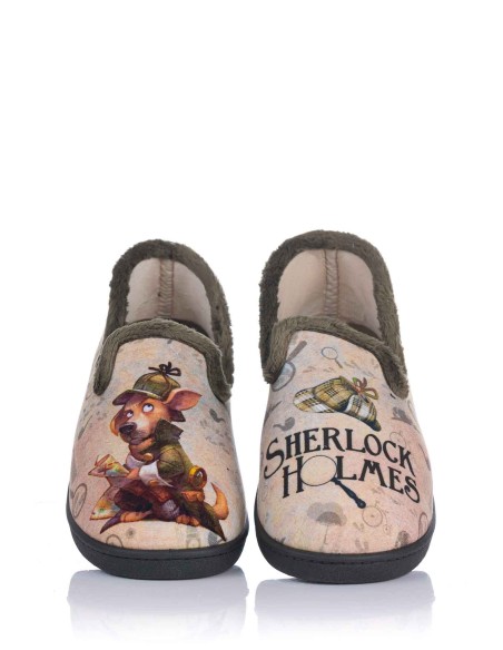 Zapatilla de casa - Sherlock Holmes | Plumaflex | Club del Zapato