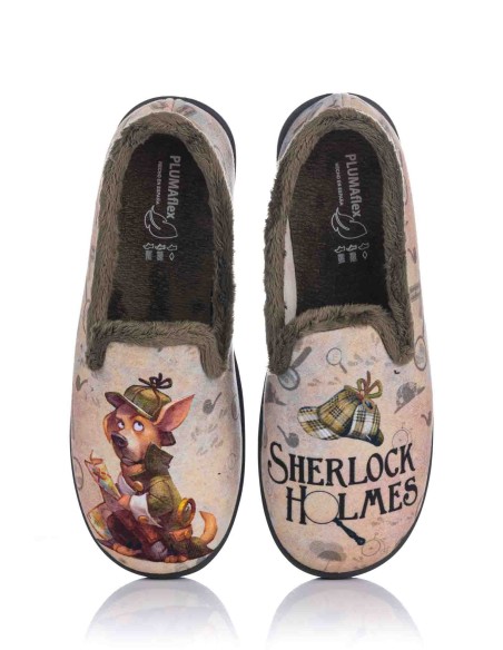 Zapatilla de casa - Sherlock Holmes | Plumaflex | Club del Zapato