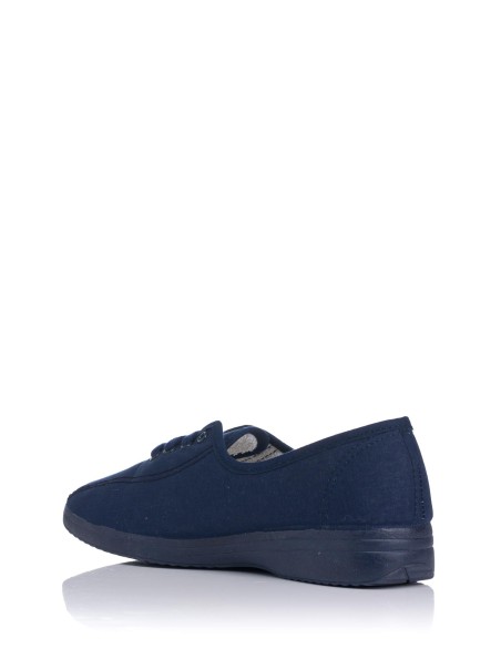 MURO ZAPATILLA LONA CORDÓN CUÑA BAJA - 0033477 | Club del Zapato