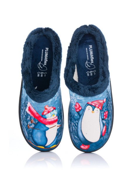 Zapatilla de casa - Pingüinos