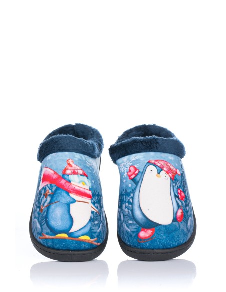 PLUMAFLEX Zapatilla de casa - Pingüinos