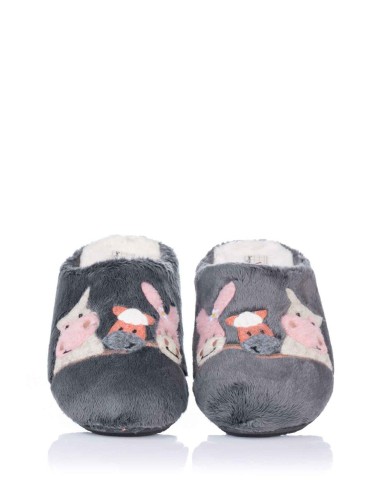 Zapatilla de casa - Animales en la granja