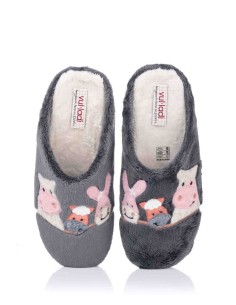 Vul ladi Zapatilla de casa - Animales en la granja