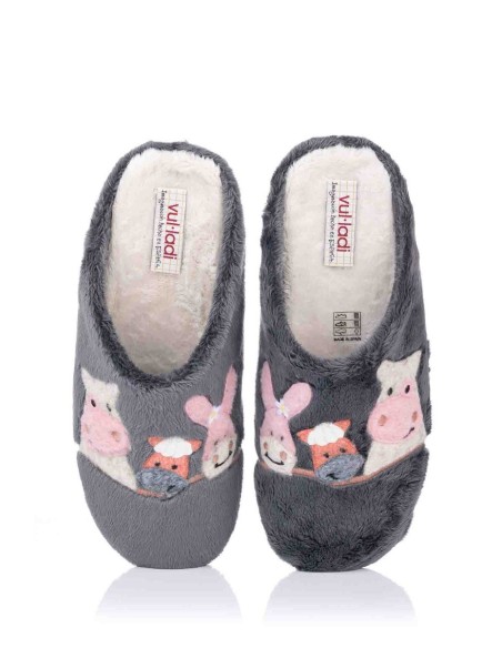 Vul ladi Zapatilla de casa - Animales en la granja