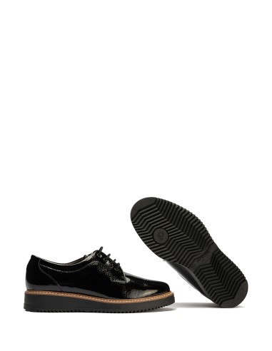 Zapato blucher de piel Charol