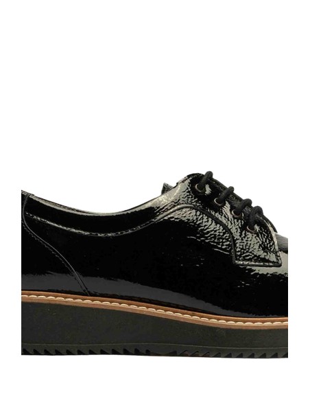 Zapato blucher de piel Charol
