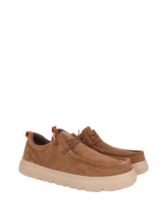 Walk&Pitas Mocasín hidrofugado de piel - Camel