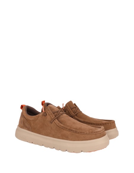 Walk&Pitas Mocasín hidrofugado de piel - Camel