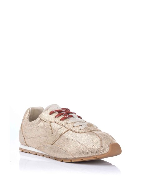 Victoria Zapatilla plana en piel - Aster