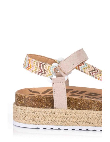 Mustang Sandalia con plataforma - Velcro