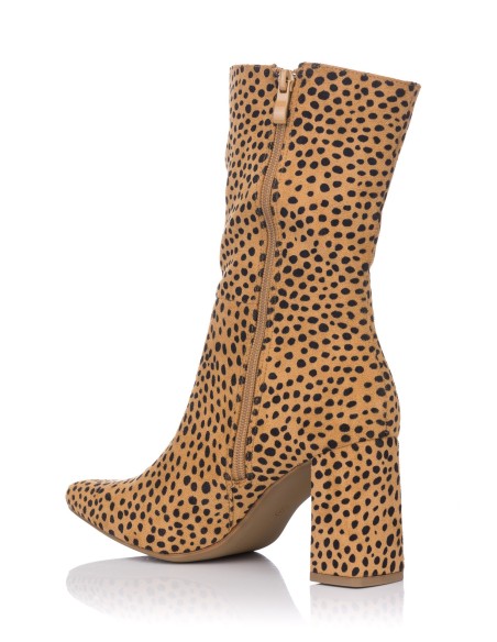 Calzados Buonarotti Bota con tacón - Leopardo
